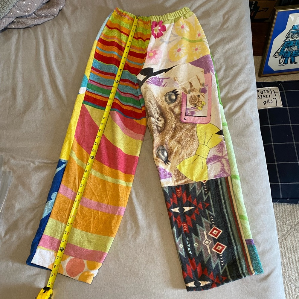 Beach towel pants